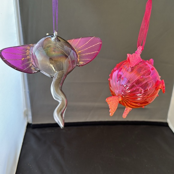Stingray and pufferfish ornaments - Picture 4 of 4